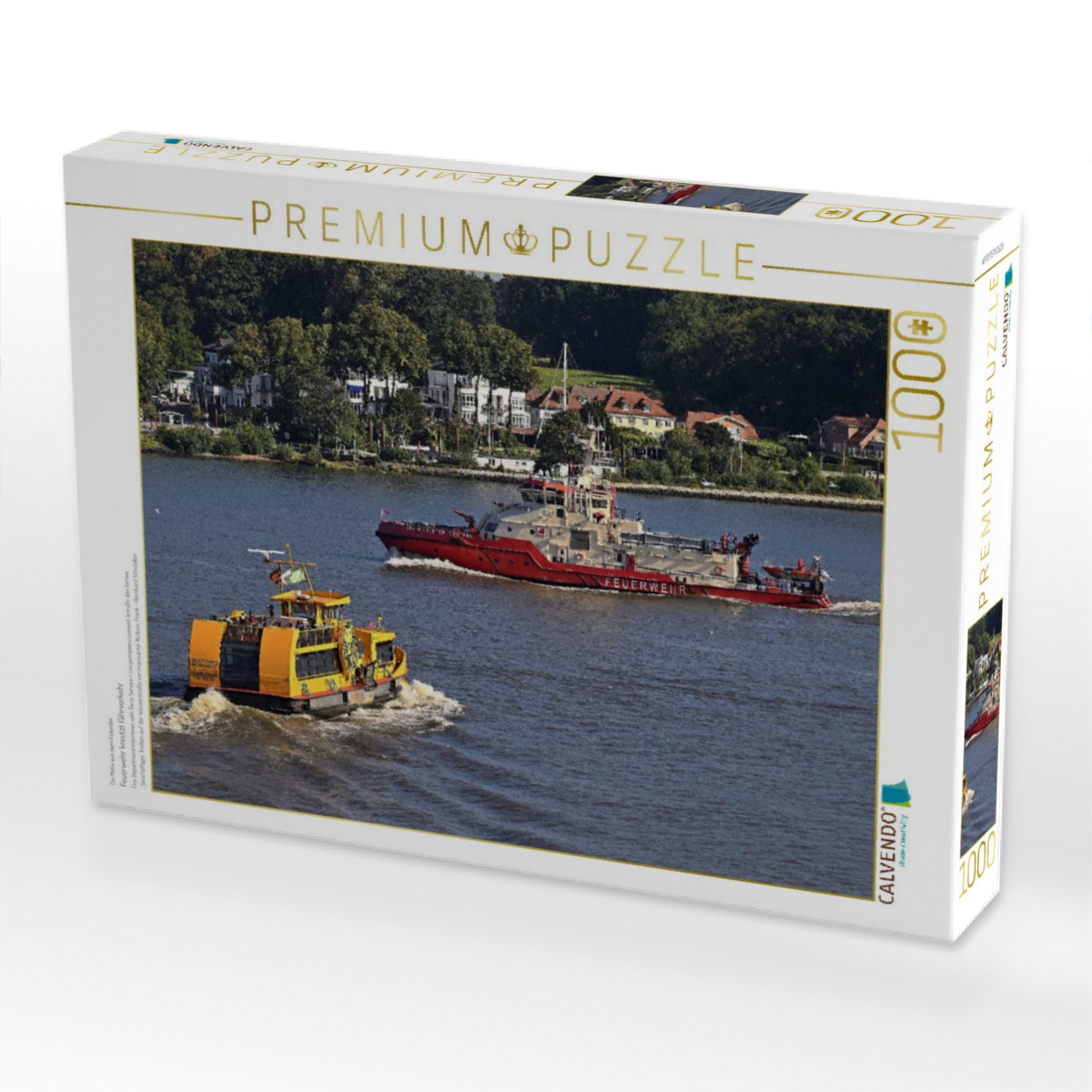 Feuerwehr kreutzt Fährverkehr