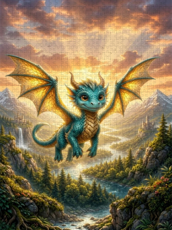 Über dem Zaubertal der Drachen