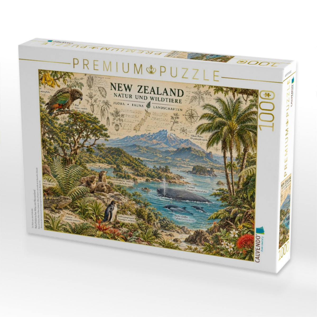 Naturhistorischer Atlas von Neuseeland