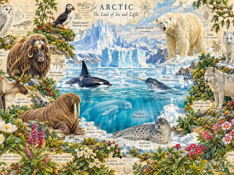 Naturhistorischer Atlas der Arktis