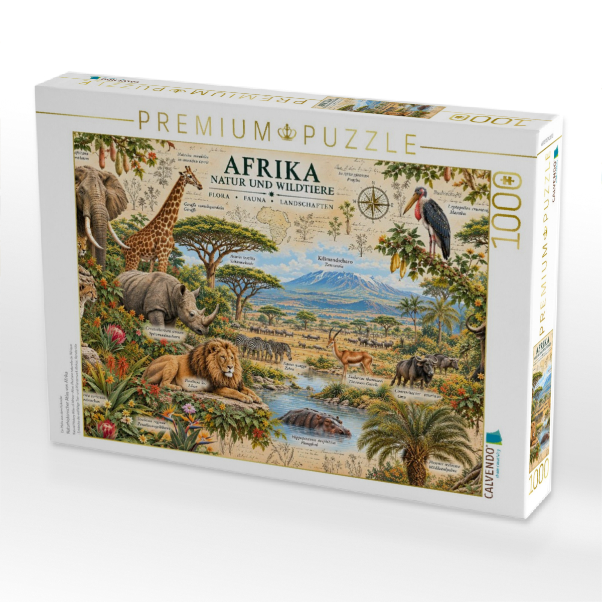 Naturhistorischer Atlas von Afrika