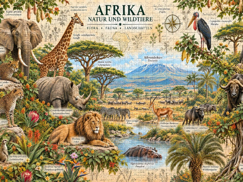 Naturhistorischer Atlas von Afrika