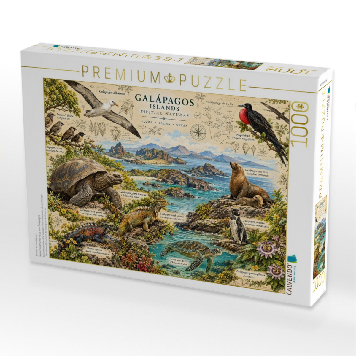 Naturhistorischer Atlas von Galapagos