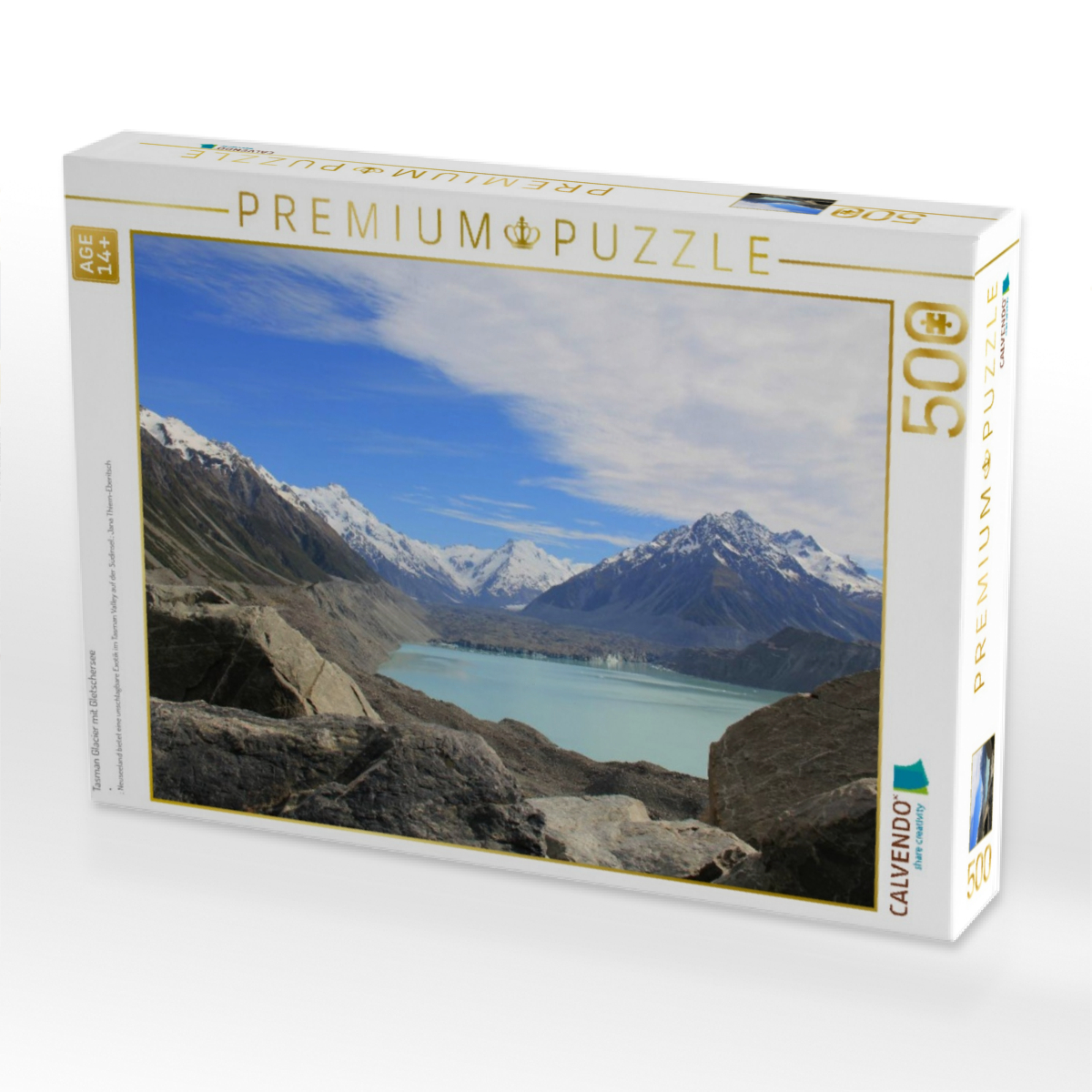 Tasman Glacier mit Gletschersee