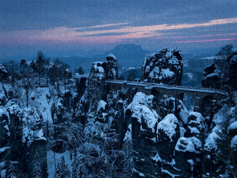 Winter an der Bastei