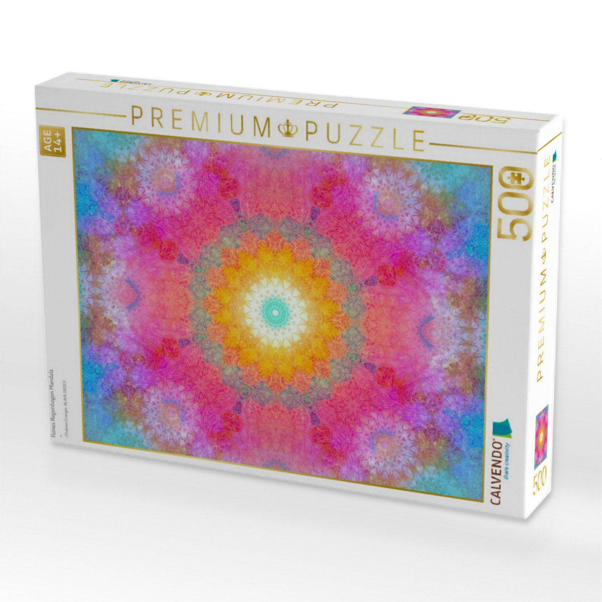 Feines Regenbogen Mandala