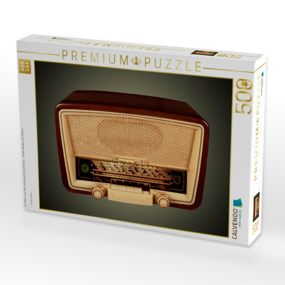 Ein Motiv aus dem Kalender Dampfradios - Antike Radios mit Patina