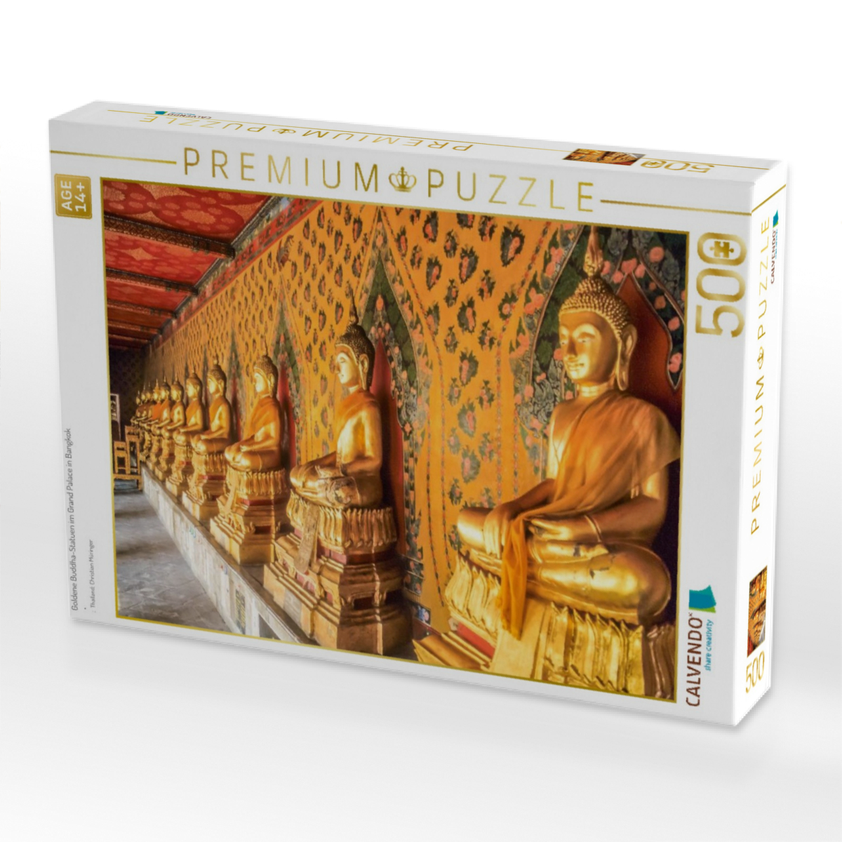 Goldene Buddha-Statuen im Grand Palace in Bangkok
