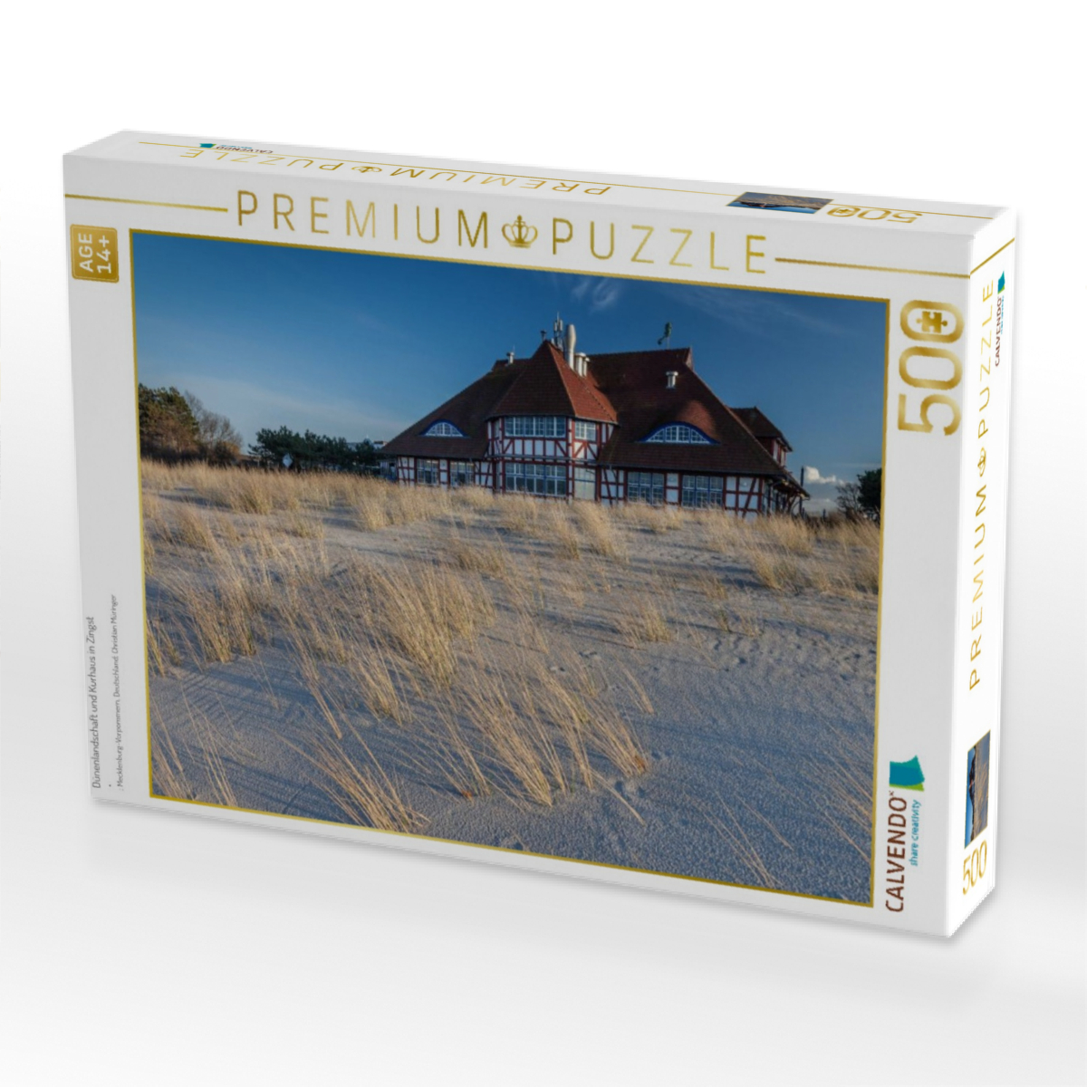 Dünenlandschaft und Kurhaus in Zingst