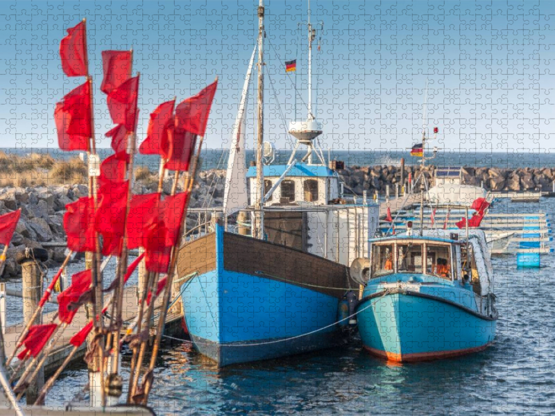 Fischerboote im Hafen von Kühlungsborn an der Ostsee