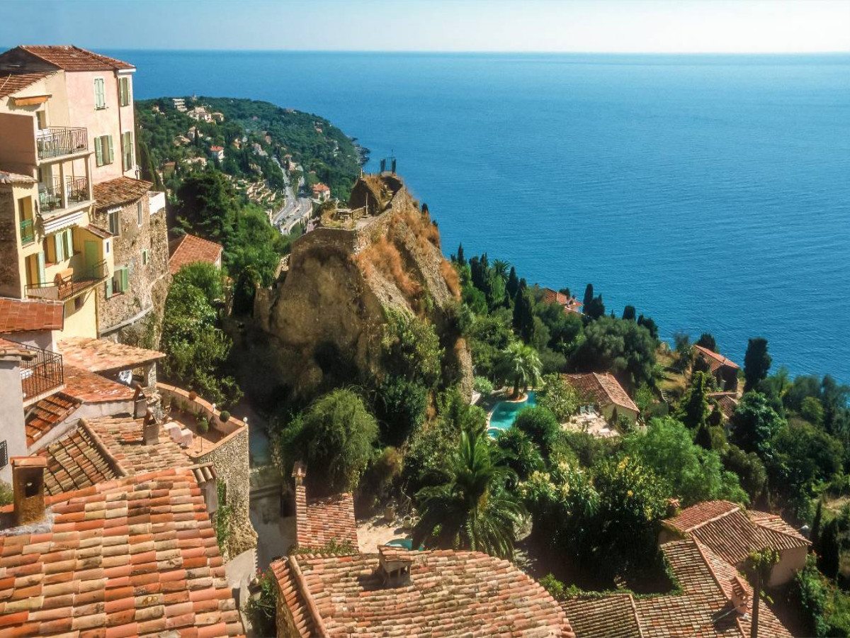Mittelmeerblick von Roquebrune