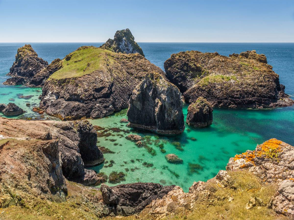 Kynance Cove in Cornwall, Südengland