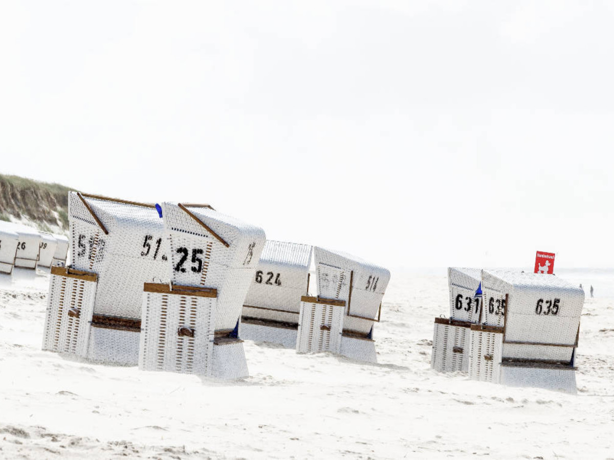 Strandkörbe auf Sylt