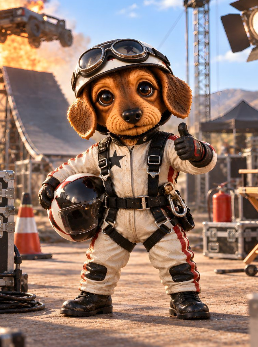 Lui als Stuntman