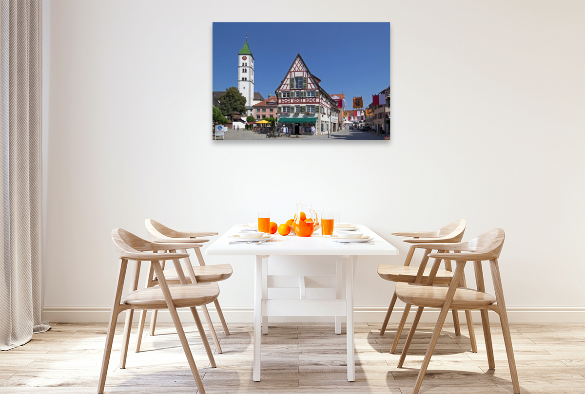 Sankt-Martins-Kirche, Altstadt, Wangen,Allgäu