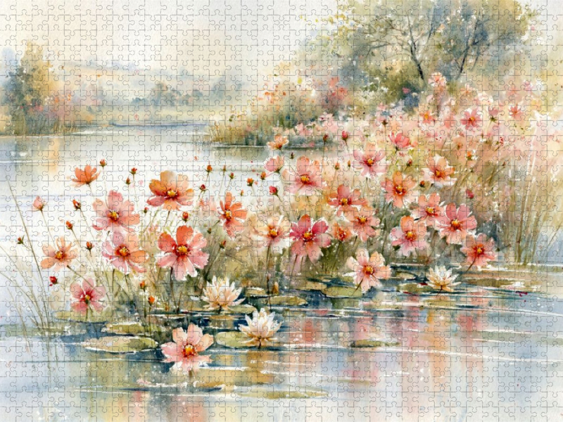 Ein kleines Meer aus leuchtenden Blüten