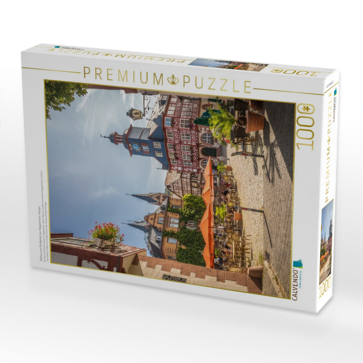 Rathaus am Marktplatz von Heppenheim, Hessen