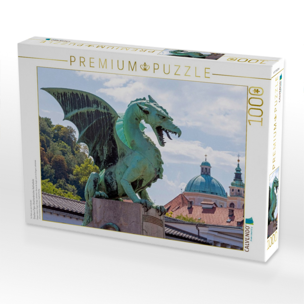 Drachen-Figur, Drachenbrücke, Kathedrale