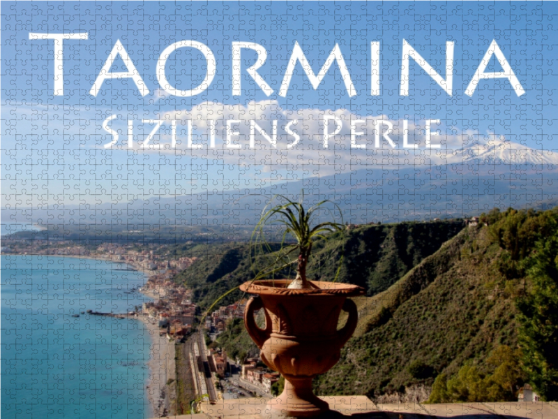 Ein Motiv aus dem Kalender Taormina Siziliens Perle