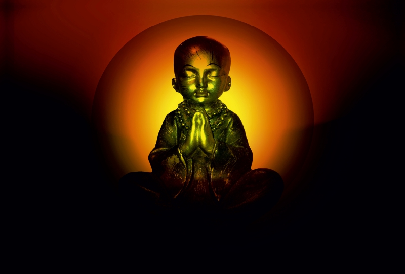 Buddha im Gebet