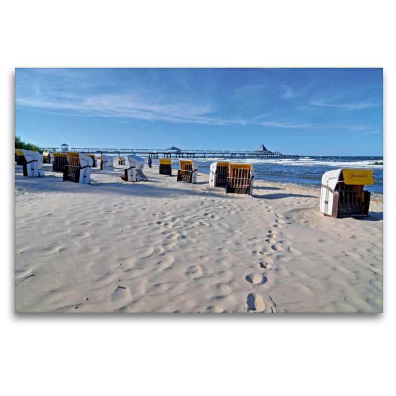 Spuren im Sand auf der Insel Usedom