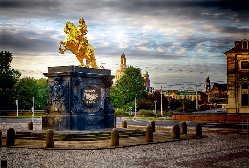 Denkmal 'Goldener Reiter' Dresden