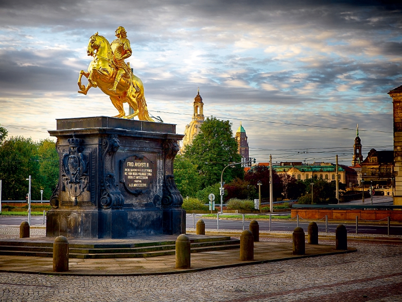 Denkmal 'Goldener Reiter' Dresden