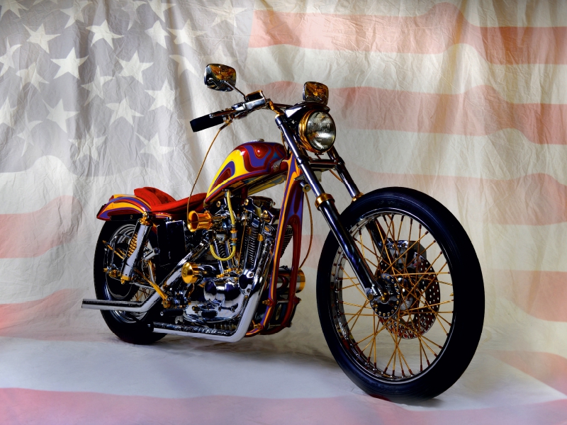 Ein Motiv aus dem Kalender Harley Classic Chopper