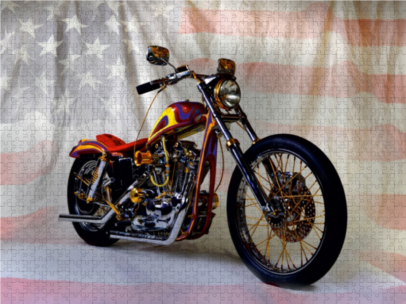 Ein Motiv aus dem Kalender Harley Classic Chopper