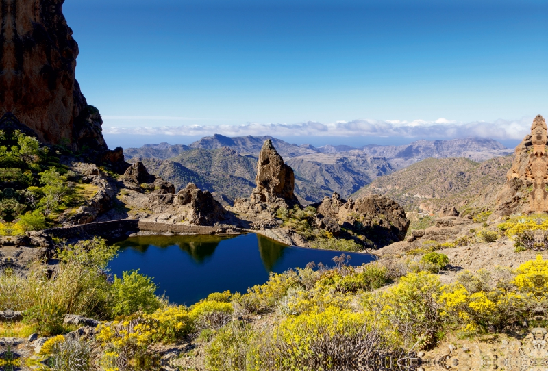 Bergsee auf Gran Canaria