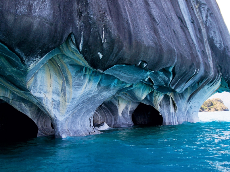 Carpilla de Marmol, Marmorgrotte im Lago General Carrera, Chile