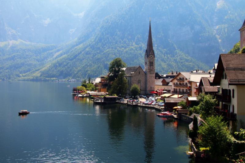 Blick auf den Ortskern