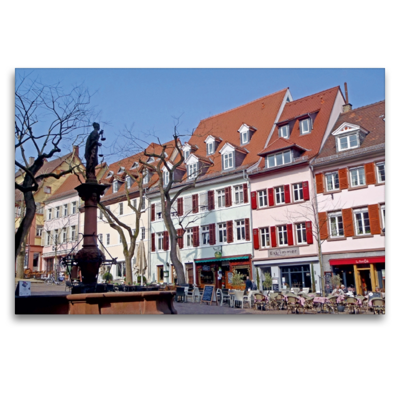 Am Marktplatz in Weinheim an der Bergstraße