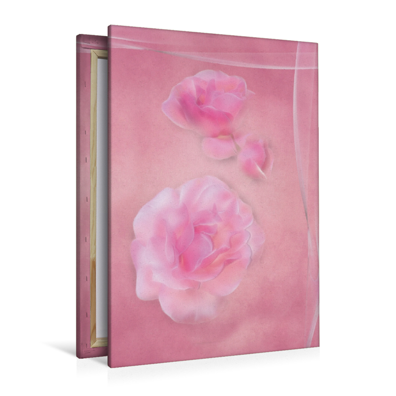 Die zarten Rosenblüten