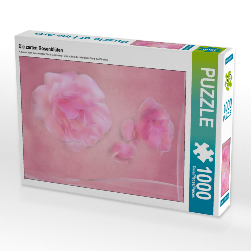 Die zarten Rosenblüten