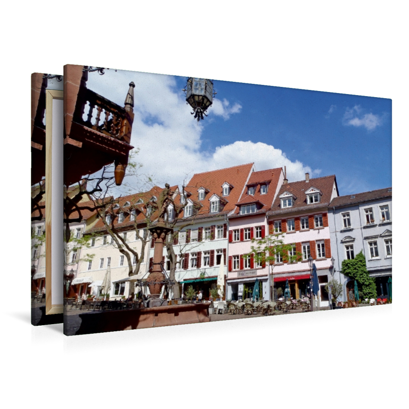 Der Marktplatz aus dem Kalender Lieblingsplätze in Weinheim an der Bergstraße