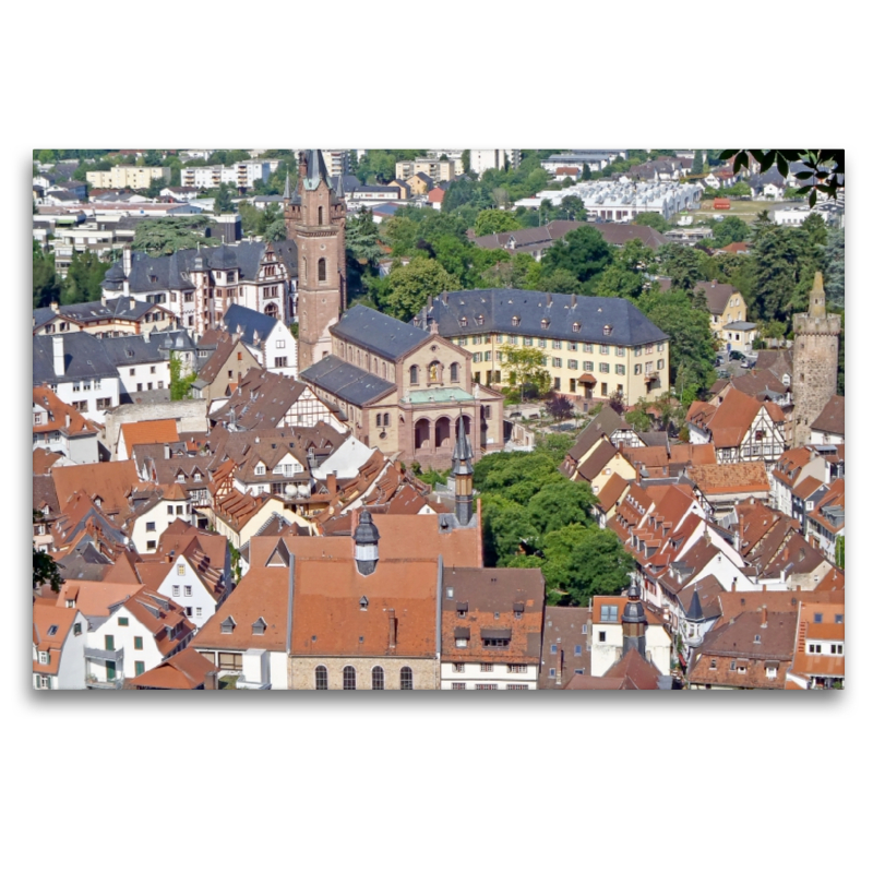 Blick auf den Marktplatz Weinheims