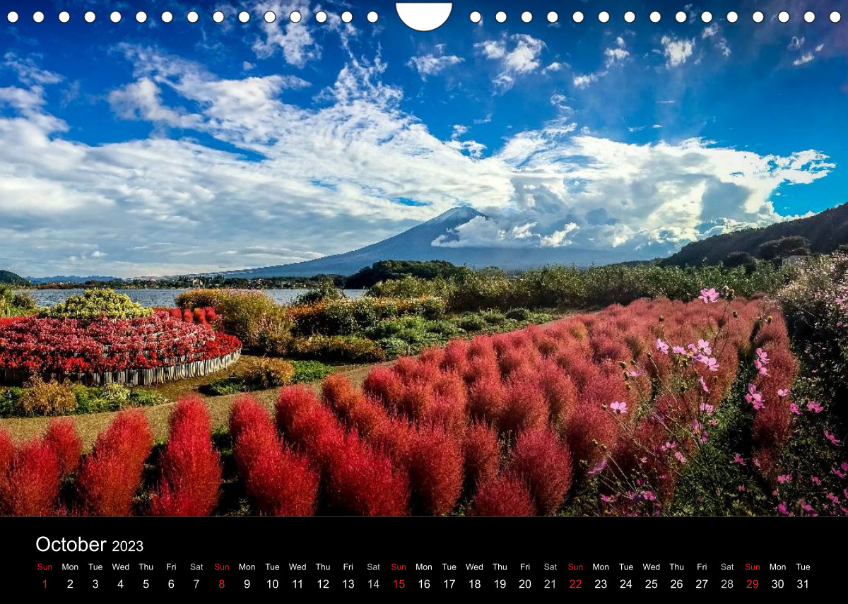 Calvendo Calendar — Mt. Fuji 2023, Kalender 2023