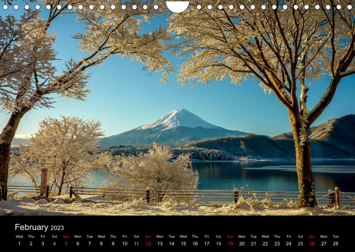 Calvendo Calendar — Mt. Fuji 2023, Kalender 2023