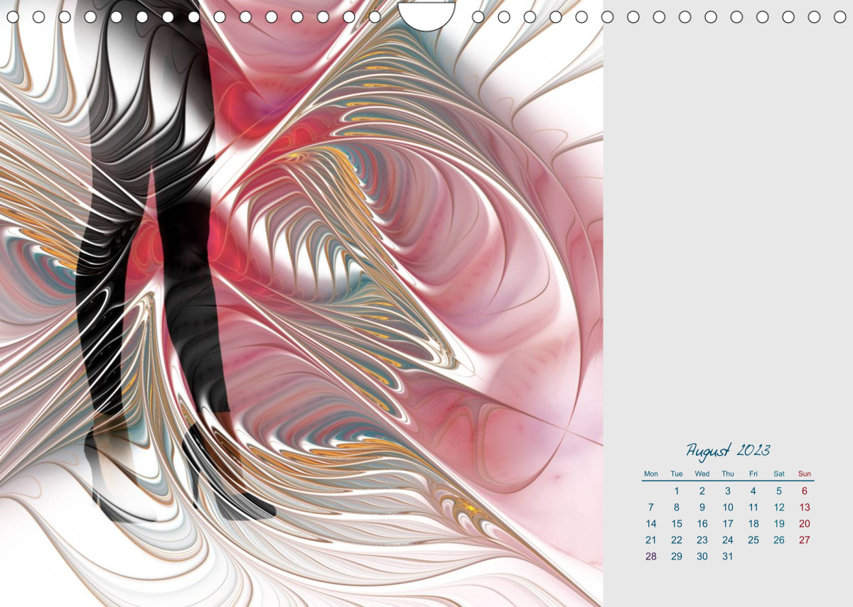 Calvendo Kalender — Pictures in Fractals, Kalender 2023