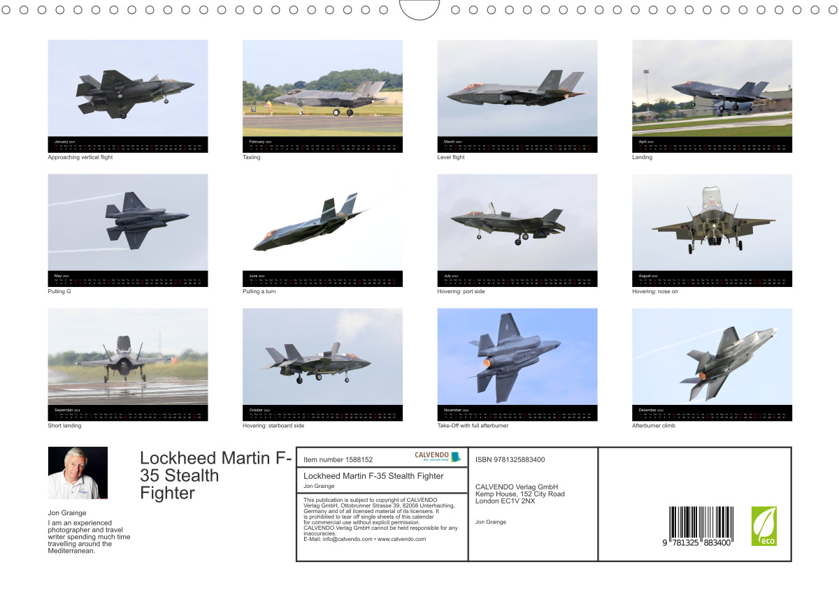 Lockheed Martin F35 Stealth Fighter - CALVENDO