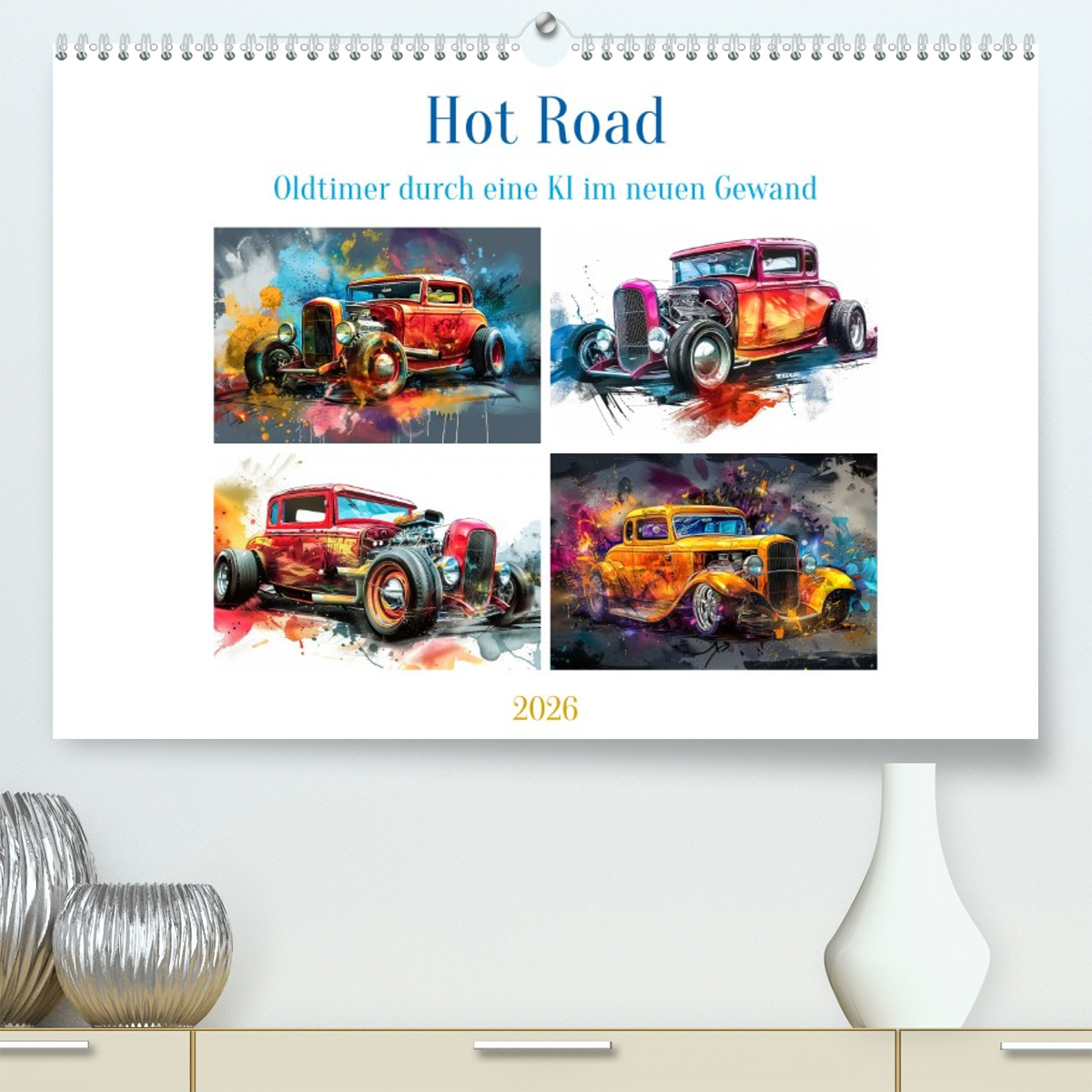 Hot Road - Oldtimer durch eine KI im neuen Gewand