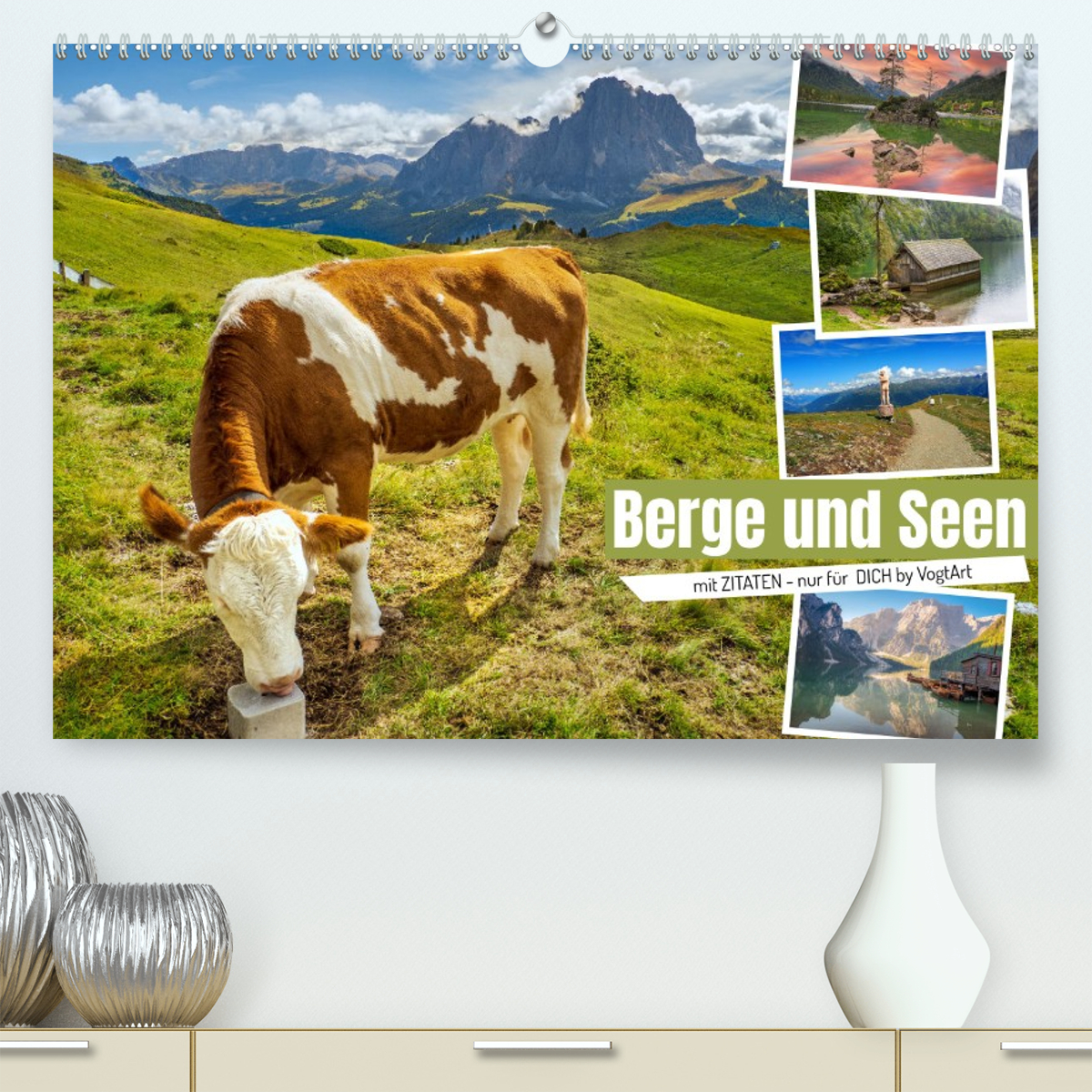 Berge und Seen, mit Zitaten - nur für Dich by VogtArt