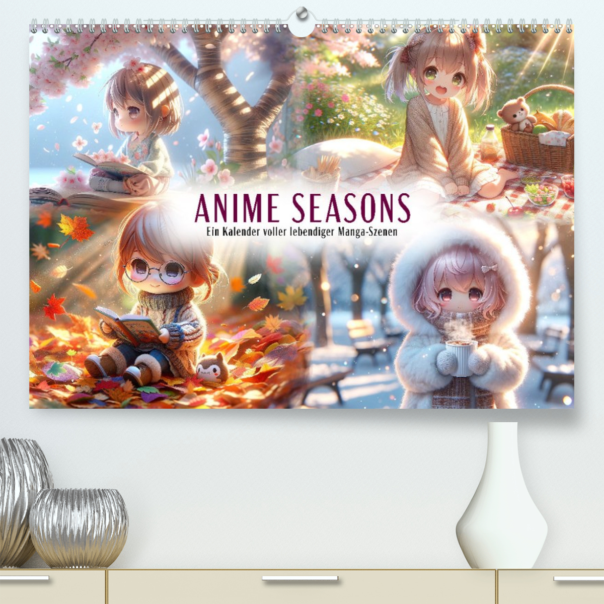 Anime Seasons: Ein Kalender voller lebendiger Manga-Szenen
