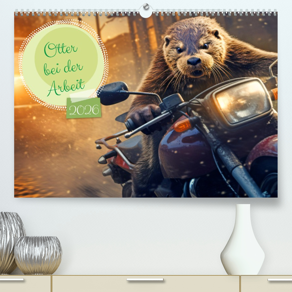 Otter bei der Arbeit