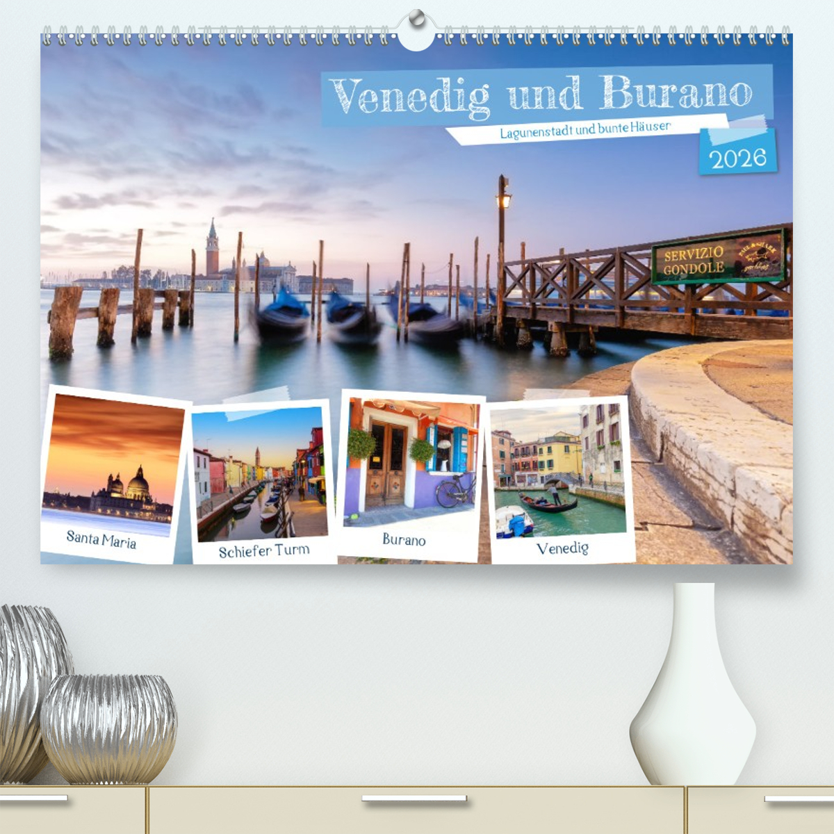 Venedig und Burano - Lagunenstadt und bunte Häuser