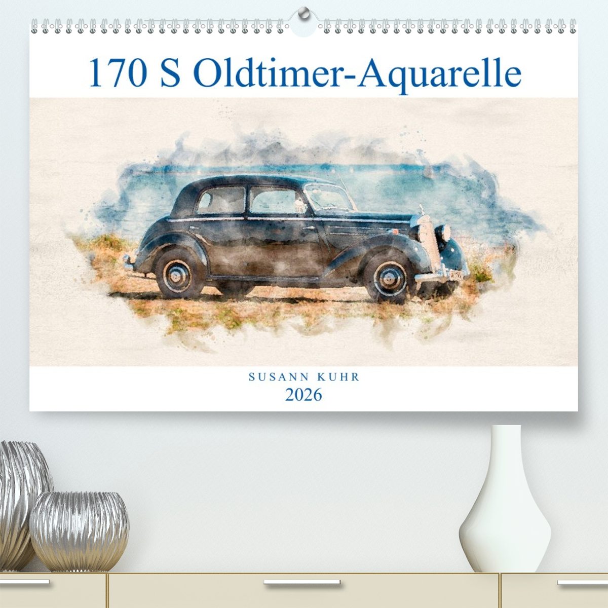 170 S Oldtimer-Aquarelle