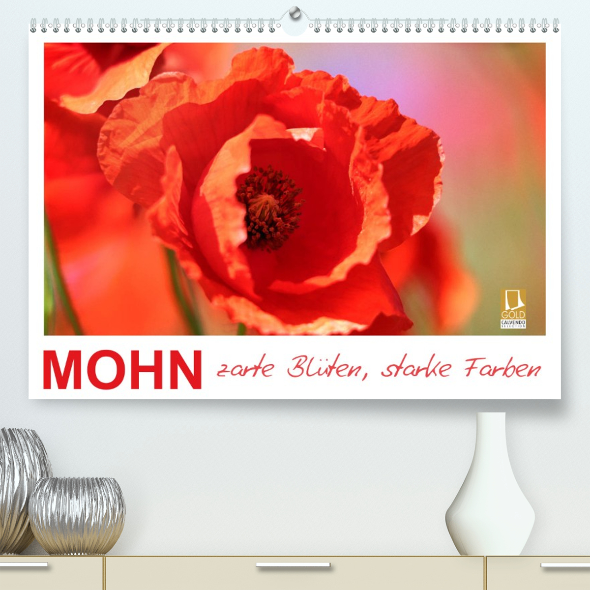 Mohn, zarte Blüten, starke Farben