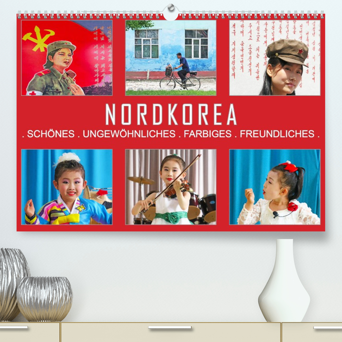 NORDKOREA - SCHÖNES UNGEWÖHNLICHES FARBIGES FREUNDLICHES