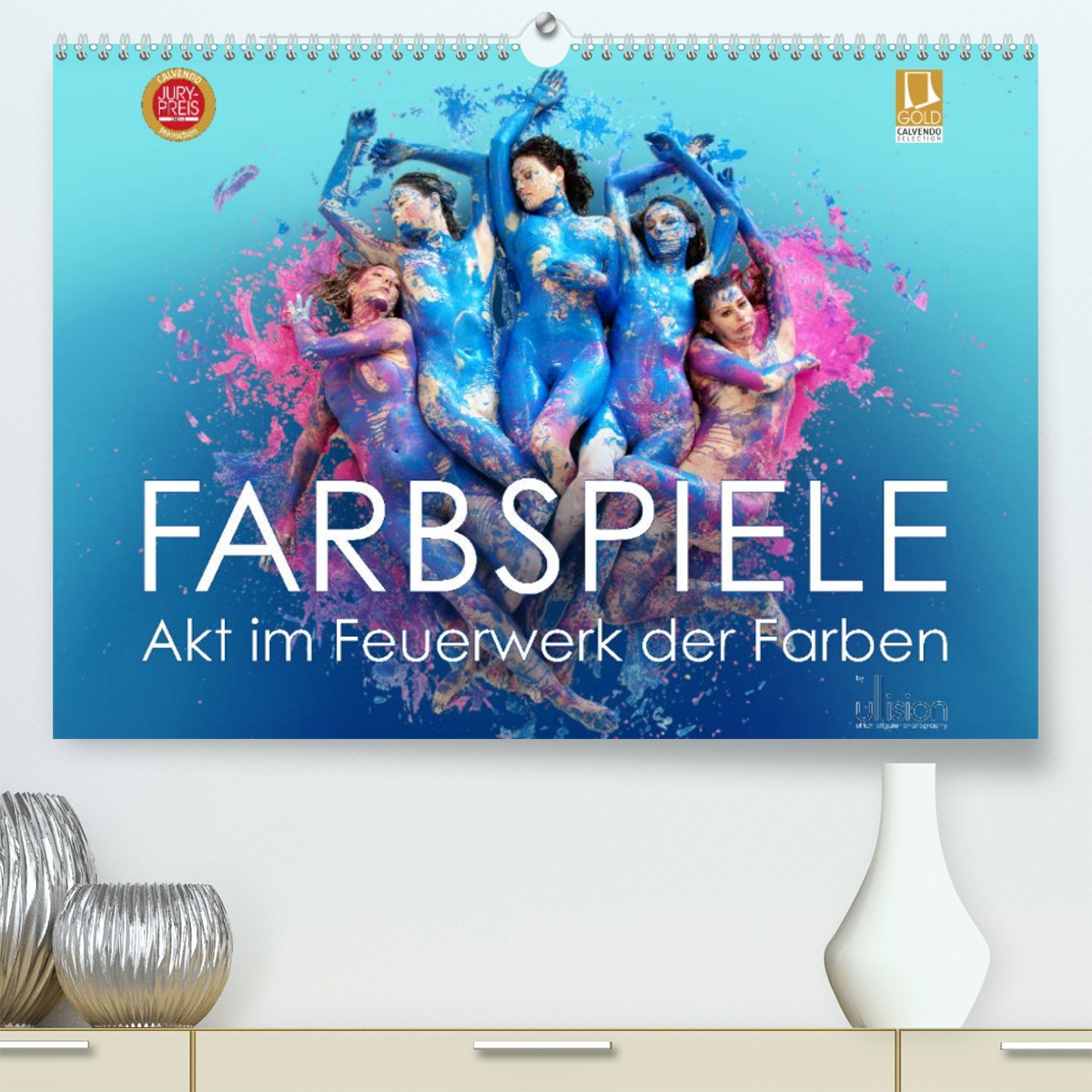 FARBSPIELE - Akt im Feuerwerk der Farben